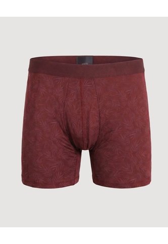 Bóxer Medio Estampado Geométrico  Para Hombre Vino Ostu Ostu