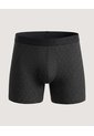 Bóxer Medio Estampado Geométrico  Para Hombre Negro Ostu de Ostu