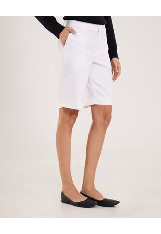 Bermuda Para Mujer  Color Blanco Marca Ostu #40100048 Ostu