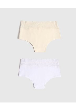 Panty Para Mujer Cachetero Color Blanco Marca Ostu #40800105