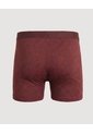 Bóxer Medio Estampado Geométrico  Para Hombre Vino Ostu de Ostu