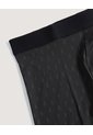 Bóxer Medio Estampado Geométrico  Para Hombre Negro Ostu de Ostu