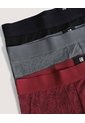 Pack Boxer X3 Algodón Estampado  Para Hombre Negro Ostu de Ostu