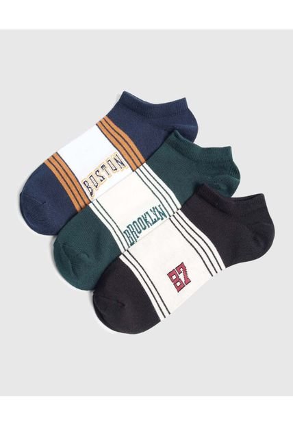 Medias Para Hombre Invisible Color Negro Marca Ostu #60980319