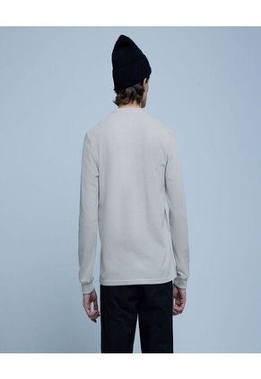 Camiseta Para Hombre Manga Larga Color Beige Marca Ostu #60091195