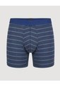Pack Boxer Medio Rayas Y Líneas  Para Hombre Negro Ostu de Ostu