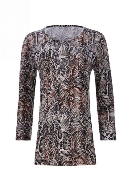 Camiseta Para Mujer M/3/4 Ostu Color Negro #40090844
