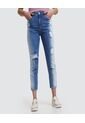 Jean Para Mujer Mom Color Azul  Marca Ostu #40160234 de Ostu