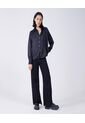Camisa Para Mujer Manga Larga Color Negro Marca Ostu #40010152 de Ostu