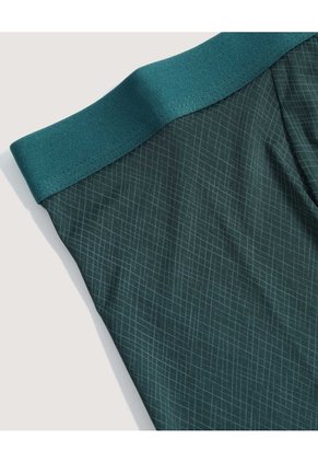 Bóxer Largo Patrón Geométrico  Para Hombre Verde Ostu
