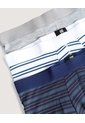Pack Boxer Medio Rayas Y Líneas  Para Hombre Negro Ostu de Ostu
