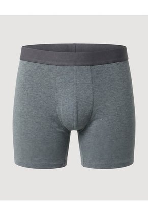 Bóxer Medio Básico De Confort Para Hombre Negro Ostu