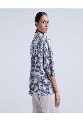 Camisa Para Mujer Manga Corta Color Blanco Marca Ostu #40010138