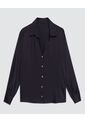 Camisa Para Mujer Manga Larga Color Negro Marca Ostu #40010152 de Ostu