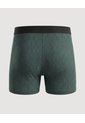 Bóxer Largo Patrón Geométrico  Para Hombre Verde Ostu de Ostu