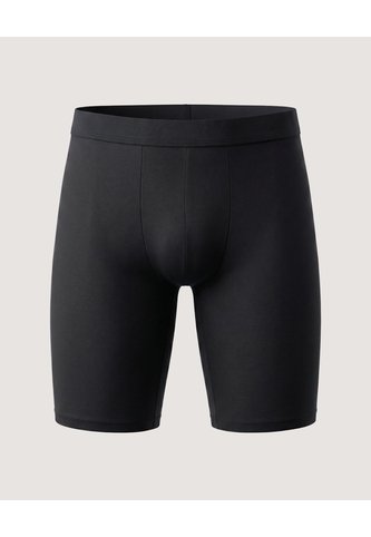 Bóxer Largo De Ajuste Suave  Para Hombre Negro Ostu Ostu