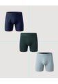 Pack X3 Boxer Medio  Para Hombre Negro Ostu de Ostu