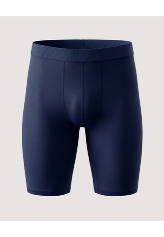Bóxer Largo De Ajuste Suave  Para Hombre Azul Ostu Ostu
