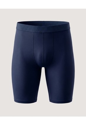 Bóxer Largo De Ajuste Suave Para Hombre Azul Ostu