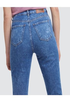 Jean Para Mujer Mom Color Azul  Marca Ostu #40160234