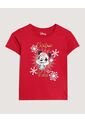Camiseta  Infantil Niña Manga Corta Cuello Redondo Color Rojo Marca Ostu #90090356 de Ostu