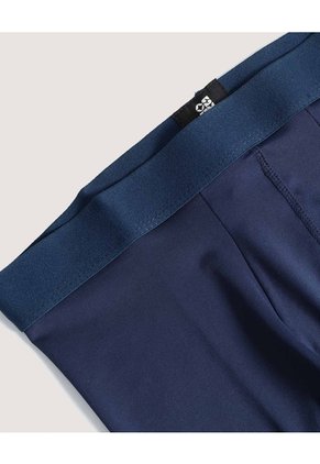 Bóxer Largo De Ajuste Suave Para Hombre Azul Ostu