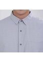 Camisa Para Hombre Manga Corta Con Bolsillo Color Gris  Marca Ostu #60010719 de Ostu