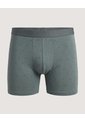 Bóxer Medio Estampado  Para Hombre Verde Ostu de Ostu