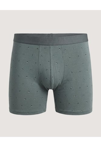 Bóxer Medio Estampado  Para Hombre Verde Ostu Ostu