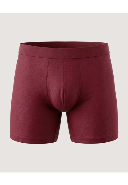 Boxer Medio Active Fit X1 Para Hombre Vino Ostu