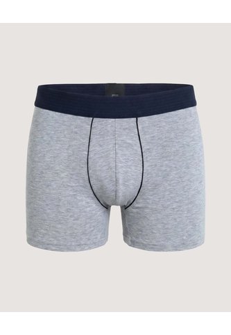 Boxer Medio Con Costuras A Contraste  Para Hombre Gris Ostu Ostu