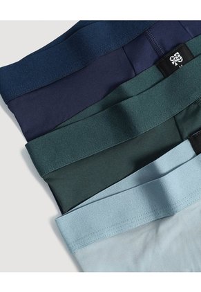 Pack X3 Boxer Medio Para Hombre Negro Ostu