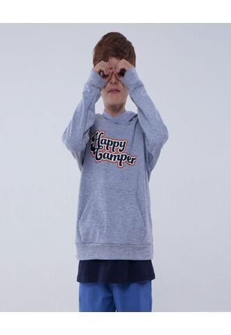 Buzo Para Niño Hoodie Color Gris  Marca Ostu #80060108 Ostu