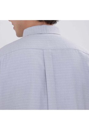 Camisa Para Hombre Manga Corta Con Bolsillo Color Gris  Marca Ostu #60010719