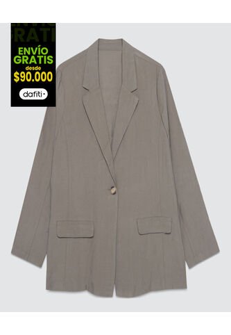 Blazer Para Mujer Blazer Color Verde  Marca Ostu #40400011 Ostu