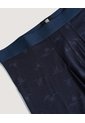 Bóxer Medio Estampado Náutico  Para Hombre Azul Ostu de Ostu