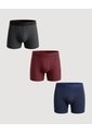 Pack X3 Boxer Geo Comfort X3 Para Hombre Negro Ostu de Ostu