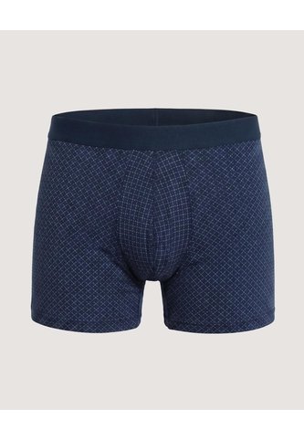 Bóxer Medio Estampado Geométrico  Para Hombre Azul Ostu Ostu