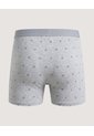 Bóxer Medio Estampado  Para Hombre Gris Ostu de Ostu
