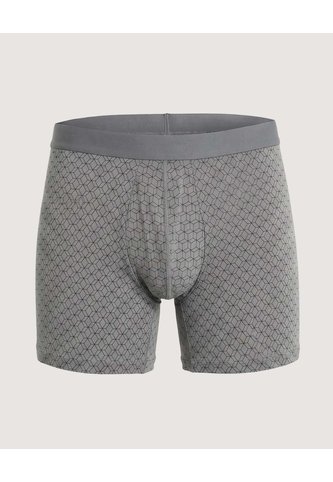 Bóxer Medio Estampado Geométrico  Para Hombre Gris Ostu Ostu