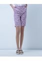 Bermuda Para Mujer  Color Morado Marca Ostu #40100073 de Ostu
