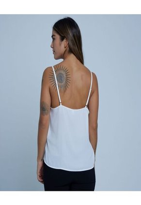 Blusa Para Mujer Manga Sisa Color Crema Marca Ostu #40120948