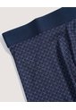 Bóxer Medio Estampado Geométrico  Para Hombre Azul Ostu de Ostu