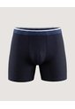 Boxer Medio Microfibra Con Malla  Para Hombre Azul Ostu de Ostu