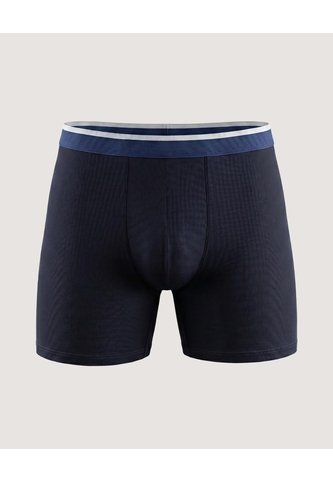 Boxer Medio Microfibra Con Malla  Para Hombre Azul Ostu Ostu