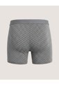 Bóxer Medio Estampado Geométrico  Para Hombre Gris Ostu de Ostu