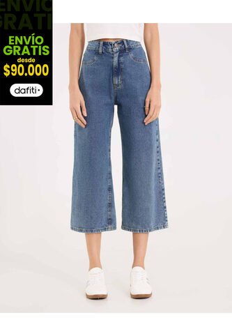 Jean Para Mujer Culotte Color Azul Marca Ostu #40160596 Ostu