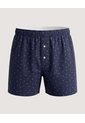 Bóxer Amplio Estampado Mini Print  Para Hombre Azul Ostu de Ostu