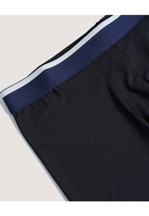 Boxer Medio Microfibra Con Malla  Para Hombre Azul Ostu
