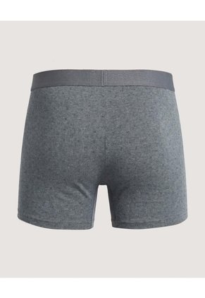 Bóxer Medio Estampado Para Hombre Negro Ostu